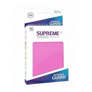 PAQUETE DE FUNDAS ULTIMATE GUARD SUPREME UX FUCSIA 80 FUNDAS El