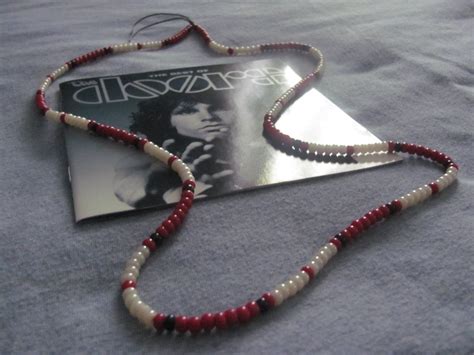 Jim Morrison Cobra Necklace Version21985 Elektra Red Bead Etsy