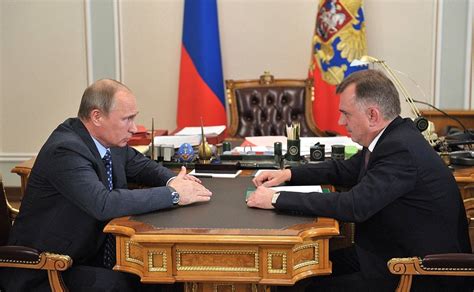 Working Meeting With FSB Border Guard Service Director Vladimir