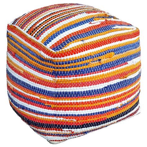 Luxuries Indian Vintage Pouf Bohemian Pouf Modern Manufacturer Hot