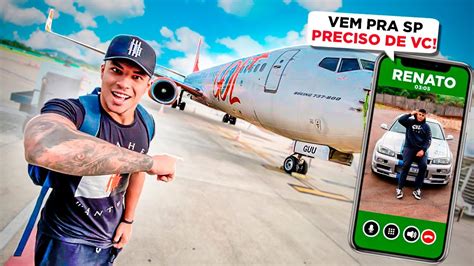 TIVE QUE VIAJAR SOZINHO PRA SÃO PAULO PRA AJUDAR O RENATO YouTube