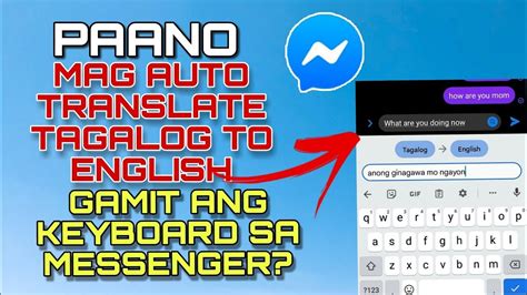 Paano Mag Auto Translate Tagalog To English Gamit Ang Keyboard Sa