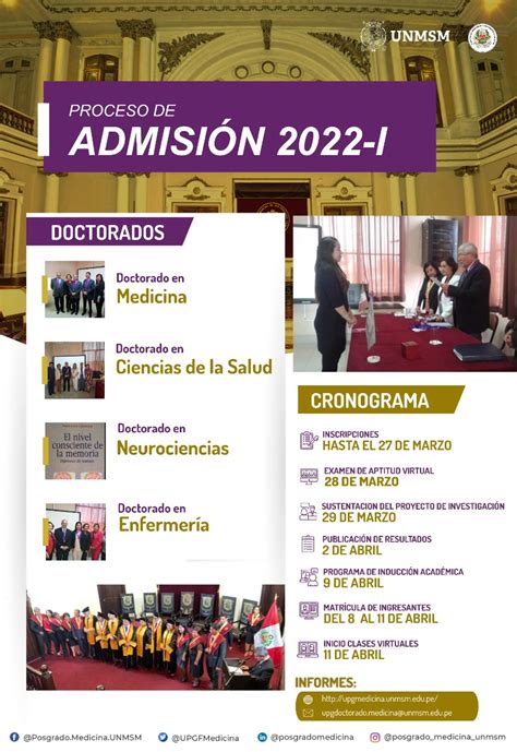 Ampliaci N De Inscripciones Del Proceso De Admisi N De Doctorados