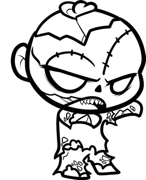 Cute Zombie Drawing At Getdrawings Free Download