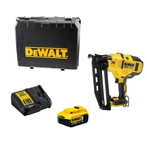 Dewalt DCN660P1 QW Cloueur De Finition à Batterie 16Ga XR 18V 1 X 5 0Ah