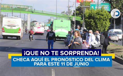 Clima En Cdmx Hoy De Junio Por Alcald A Telediario M Xico