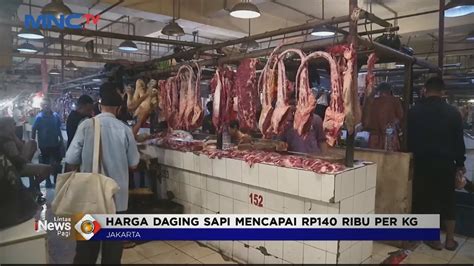 Harga Daging Sapi Di Pasar Senen Melonjak Hingga Rp140 Ribu Per Kg