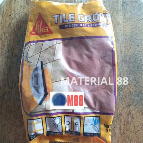 Jual Sika Tile Grout Kg Red Pengisi Nat Keramik Merah Kab