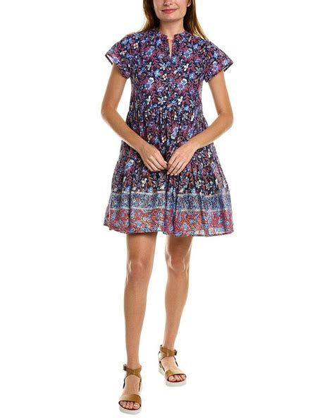 Jude Connally Maddie A Line Dress In Blue Lyst