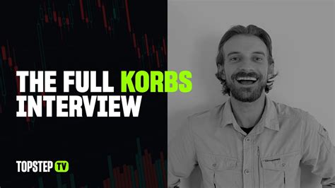 Topsteptv Highlights The Full Korbs Interview Youtube