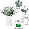 Amazon Feqo Pcs Eucalyptus Stems Artificial Green Eucalyptus