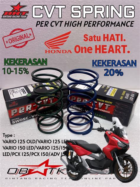 Cvt Spring Brt Honda Adv Percvt Brt Pcx Vario Lama Vario