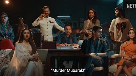 Murder Mubarak Teaser Sara Ali Khan Karisma Kapoor Vijay Varma Dimple Kapadia Are Suspects