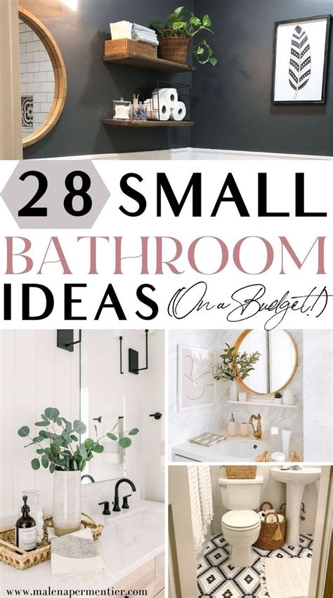 28 Small Bathroom Ideas To Revamp Your Space On A Budget Small