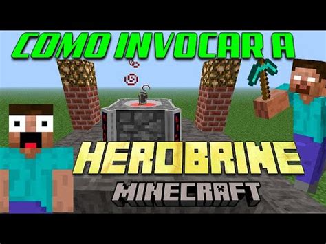 Como Invocar A Herobrine En Minecraft Youtube