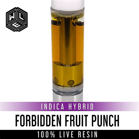 White Label Extracts Forbidden Fruit Punch 100 Live Resin Cartridge 1