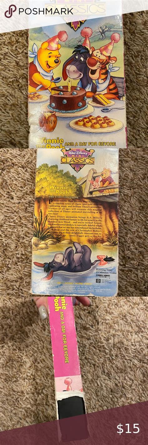 Winnie The Pooh And A Day For Eeyore Vhs Vhs Tape Eeyore Disney