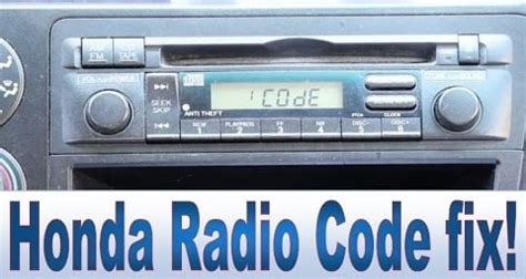 Radio Code Honda Civic 2006