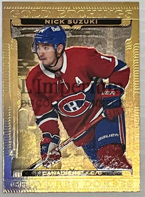 Complete Gold Etchings Series Tim Hortons Upper Deck Hockey Cards