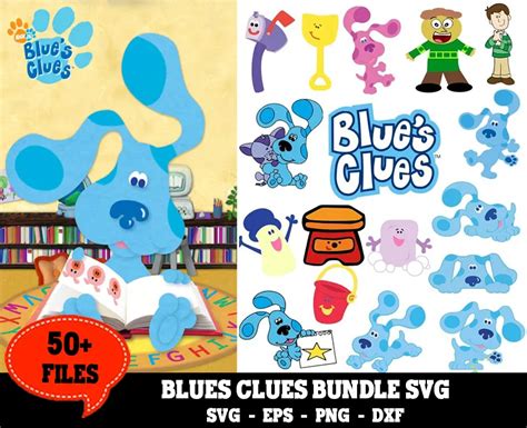 Blues Clues Svg Blues Clues Bundle Svg Outline Blues Clues Svg Svg