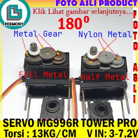 Jual Mg R Motor Servo Mg Towerpro Mg R Tower Pro Half Metal