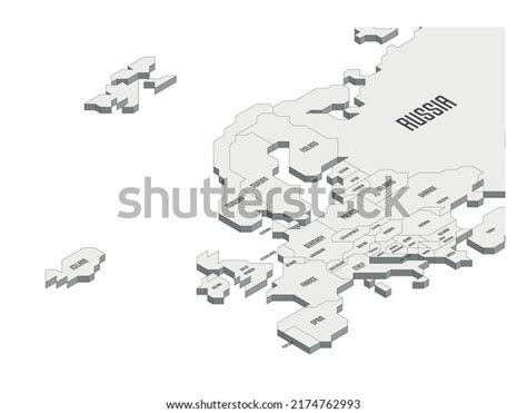 Mapa Pol Tico Isom Trico De Europa Vector De Stock Libre De Regal As