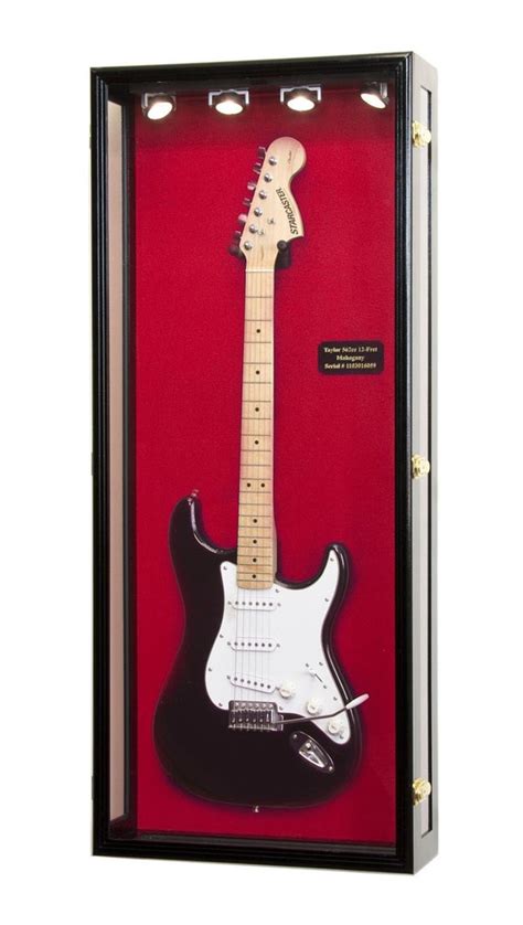 Wall Mount Guitar Display Case - Wall Design Ideas