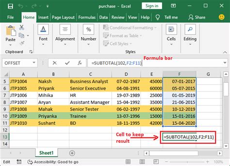 How To Count Colored Cells In Excel Javatpoint