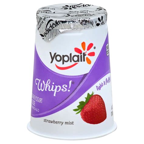 Yoplait Strawberry Yogurt Nutrition Label