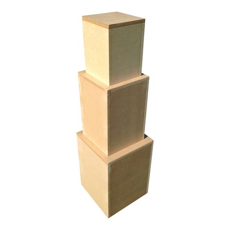 Bespoke Mdf Stackable Easy Storage Display Plinths