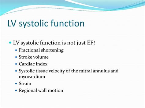 Hyperdynamic Lv Systolic Function Natural Resource Department