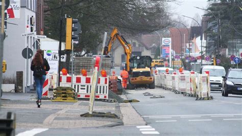 Geh Und Radweg Sanierung An Der Achimer Obernstra E Dauert Deutlich