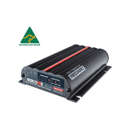 Redarc Bcdc1250d Dual Input 50a In Vehicle Dc Battery Charger — Audio Visual Security