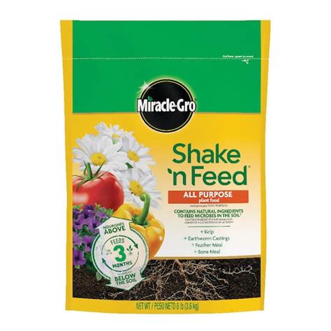 Miracle Gro Shake N Feed All Purpose Plant Food 8 Lbs For In Ground