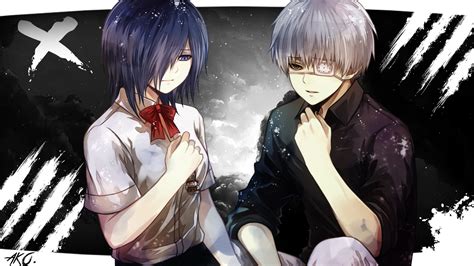 586738 1920x1080 Grey Eyes Tokyo Ghoul Eye Patch Girl Bow