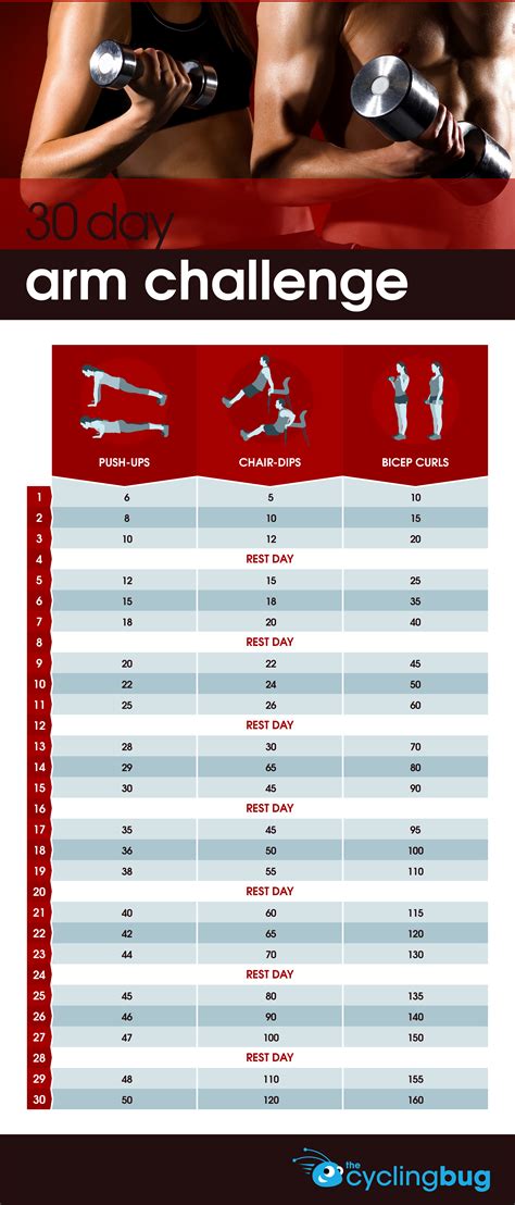 Printable 30 Day Arm Challenge