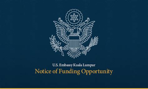 Notice Of Funding Opportunity Archives U S Embassy In Malaysia