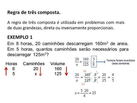 Exemplos De Regra De Tres Simples E Composta Novo Exemplo