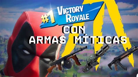 Intentando Ganar Solo Con La Scar Mitica Fortnite Battle Royale Youtube