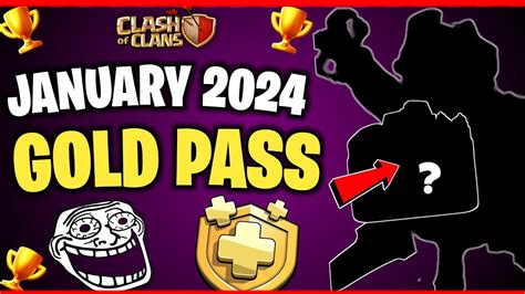 Coc January Gold Pass Upcoming Skin Or Scenery In Gold Pass