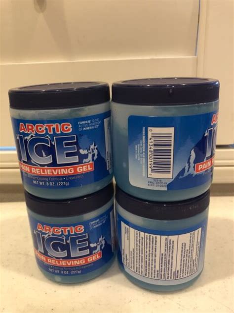 Arctic Ice Analgesic Gel Muscle Pain Ache Relief Menthol Muscle Rub Cools 8oz X4 Ebay