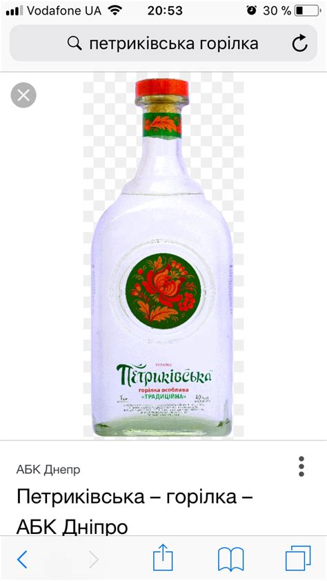 Петриковская водка (Петриківська горілка) відгуки - Алкогольні напої ...