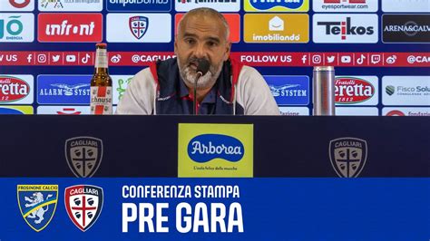 Frosinone Cagliari Liverani In Conferenza Stampa Pre Gara Serie