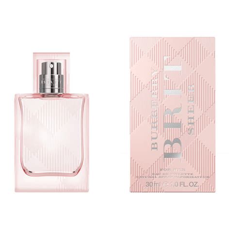 Eau De Toilette Spray Burberry Brit Sheer De Burberry En 100 Ml Pour Femme