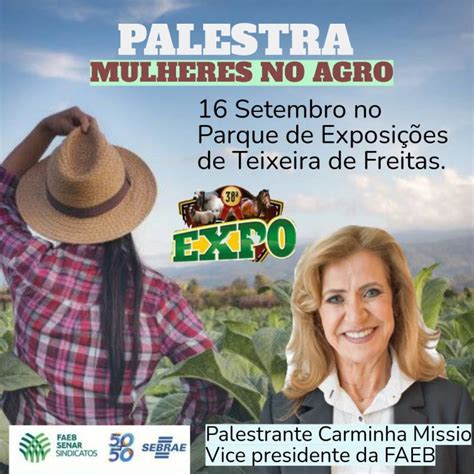 Mulheres No Agro Ser Tema Na Exposi O Agropecu Ria De Teixeira