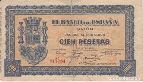 billete de 100 pesetas del banco de españa gijo Comprar Billetes