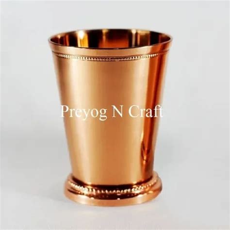 Plain Round Preyog Copper Moscow Mule Mint Julep Cup Capacity Oz