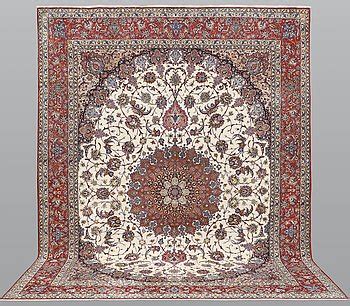 Matta Isfahan Part Silk Ca 415 X 306 Cm Bukowskis