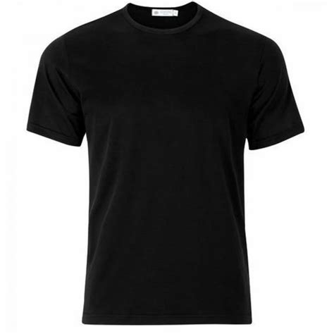 Round Oversized Plain Black T Shirt 240 Gsm 100 Cotton Half Sleeves