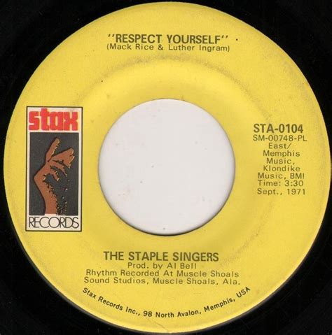 The Staple Singers Respect Yourself 1971 Plastic Products Pressing Vinyl Discogs